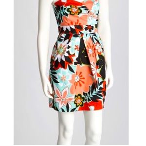 Teeze Me Strapless Floral Dress